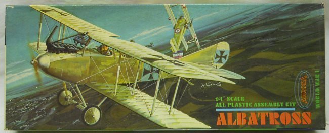 Aurora 1/48 Albatross CIII - (Albatros C-III), 142-98 plastic model kit